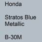 Preview: Honda, Stratos Blue Metallic, B-30M.